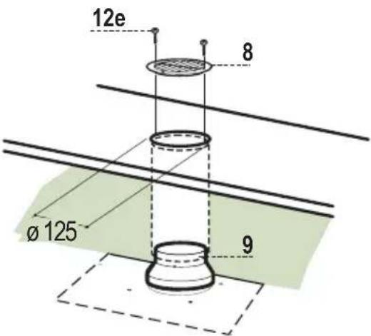 BLAUPUNKT 5DA45450 - Anschluss im Umluftbetrieb - 1