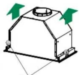 BLAUPUNKT 5DA45450 - GA ALS VOLGT TE WERK VOORDAT U DE AFZUIGKAP AAN DE KEUKENKAST MONTEERT: - 6