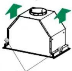 BLAUPUNKT 5DA45450 - PRIMA DI MONTARE LA CAPPA AL PENSILE AGIRE COME SEGUE: - 6