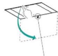 BLAUPUNKT 5DA45450 - PRIMA DI MONTARE LA CAPPA AL PENSILE AGIRE COME SEGUE: - 9