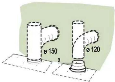 BLAUPUNKT 5DA45450 - LUCHTUITLAAT AFZUIGVERSIE - 1