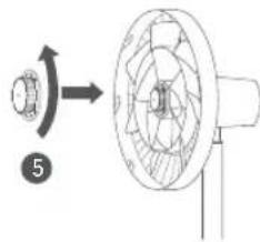 Xiaomi Smart Standing Fan 2 Pro - Step 3: Install the fan blade assembly - 2