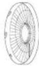 Xiaomi Smart Standing Fan 2 Pro - Parti lavabili - 3