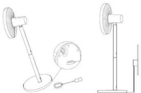 Xiaomi Smart Standing Fan 2 Pro - Ricarica - 1