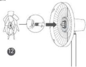 Xiaomi Smart Standing Fan 2 Pro - Paso 1: Apertura del conjunto del ventilador Paso 2: Instalación la rejilla trasera - 3