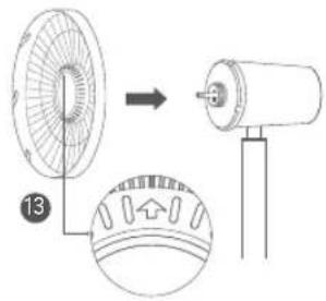 Xiaomi Smart Standing Fan 2 Pro - Étape 1 : Ouvrir l'assemblage du ventilateur Étape 2 : Installer la grille arrière - 2