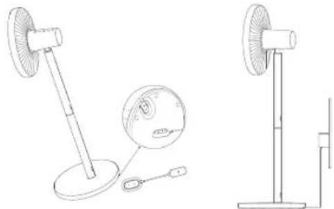 Xiaomi Smart Standing Fan 2 Pro - Charge - 1