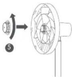Xiaomi Smart Standing Fan 2 Pro - Schritt 3: Installieren Sie die Ventilatorflügel-Baugruppe - 2