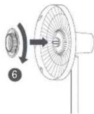 Xiaomi Smart Standing Fan 2 Pro - Step 2: Install the rear grille - 2