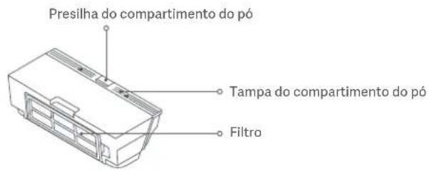Xiaomi Mi Robot VacuumMop 2 Ultra - Compartmento do pó Unidade de lavagem - 1
