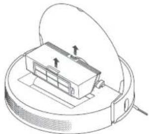 Xiaomi Mi Robot VacuumMop 2 Ultra - Compartment a poussiere un nettoyage hebdomadaire est - 1