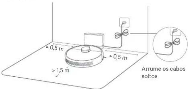 Xiaomi Mi Robot VacuumMop 2 Ultra - Colocar a estação de carregamento encostada à uma parede e carregar - 1