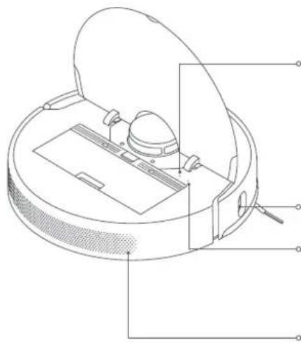 Xiaomi Mi Robot VacuumMop 2 Ultra - Aspirador com mopa e sensores - 1