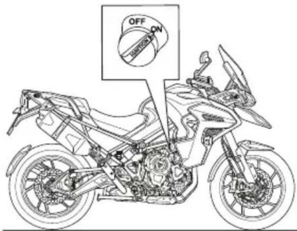 TRIUMPH Tiger 1200 (2022) - Commutateur d'allumage principal (selon l'équipement) - 1