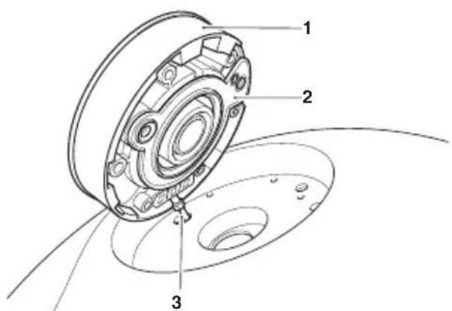 TRIUMPH Tiger 1200 (2022) - Fixations du bouchon de réservoir de carburant - 1