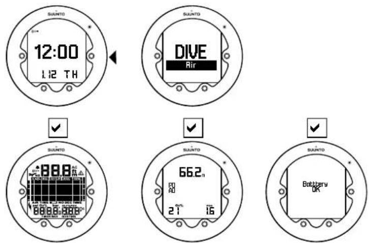 SUUNTO Vyper Novo - Activation et prévérifications - 1