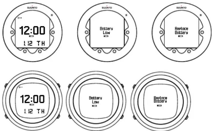 SUUNTO Vyper Novo - Indicateurs de pile - 1