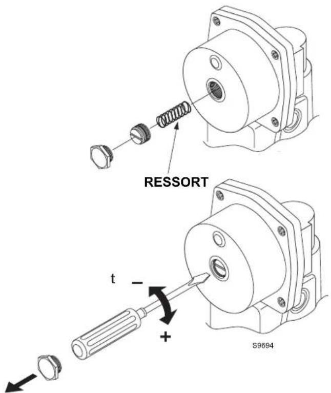 Baxi CRONO 4G - Réglages du stabilisateur de pression - 2