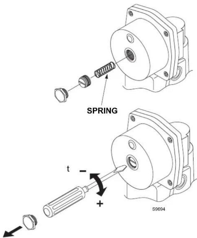 Baxi CRONO 4G - Adjusting the pressure stabiliser - 2