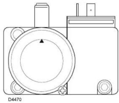 Baxi CRONO 4G - Adjusting the pressure stabiliser - 1