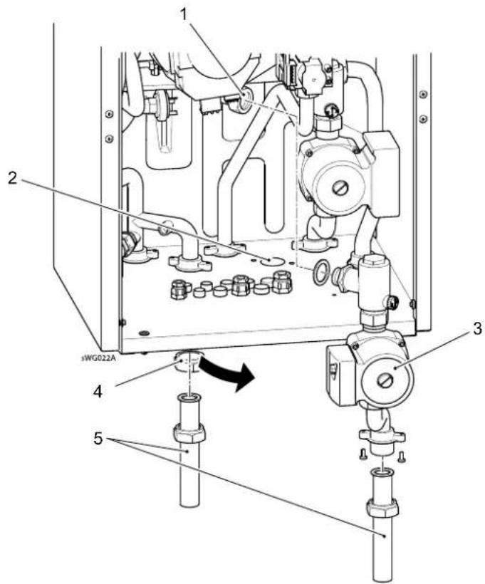 Baxi KSF CE - Montaggio set pompa bollitore universale LS-U2 - 3