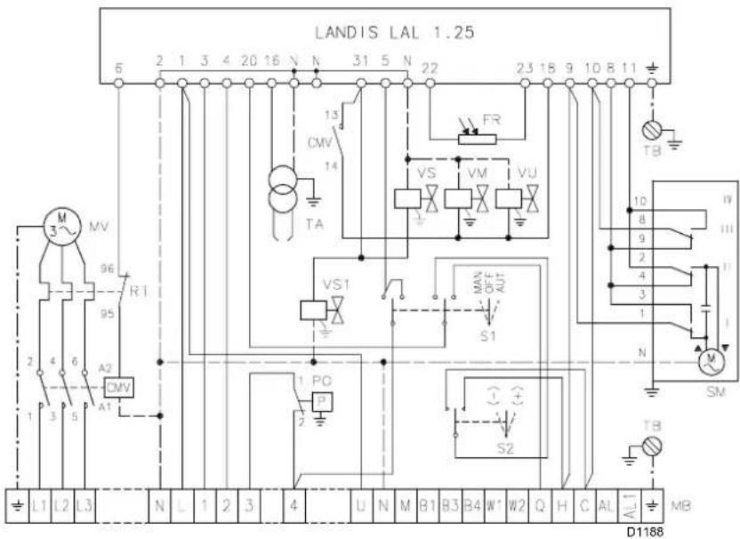Baxi TECNO 28L - COLLEGAMENTI IDRAULICI (B) - 1
