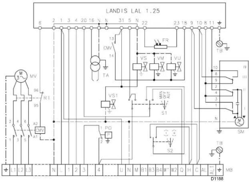 Baxi TECNO 28L - RACCORDEMENTS HYDRAULIQUES (B) - 1