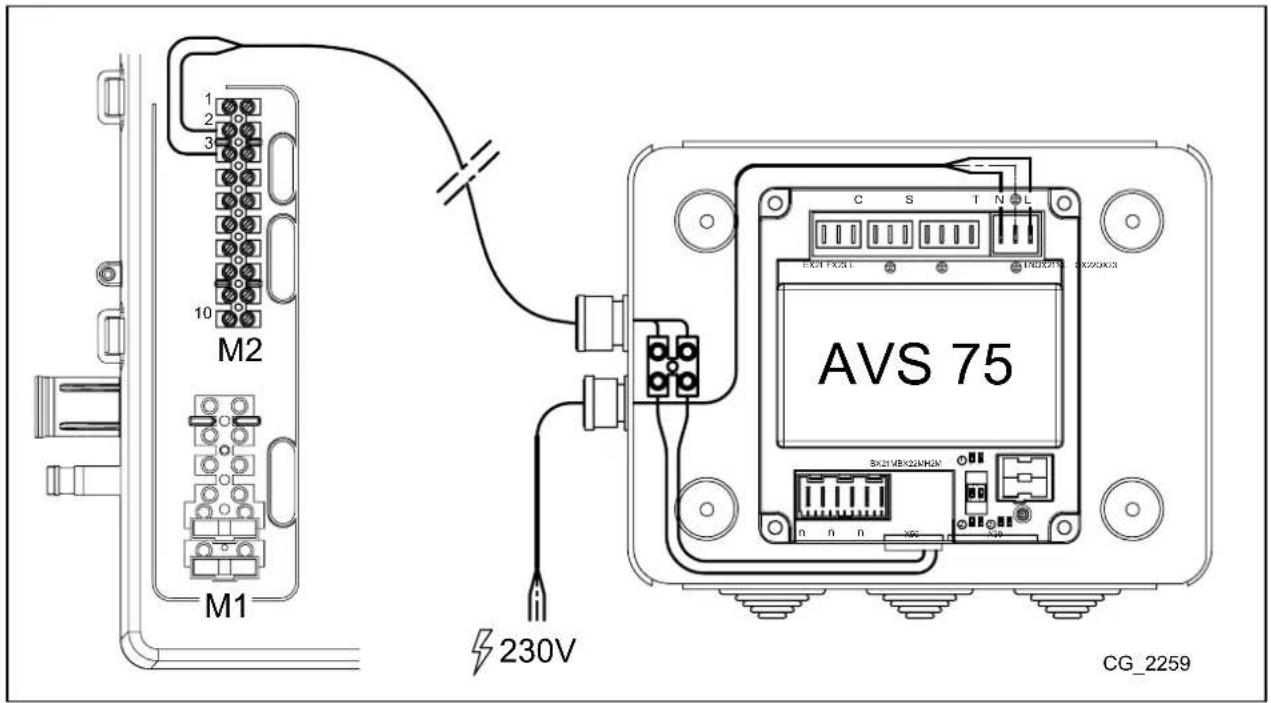Baxi 90 F - BOILER ELECTRICAL CONNECTIONS - 1