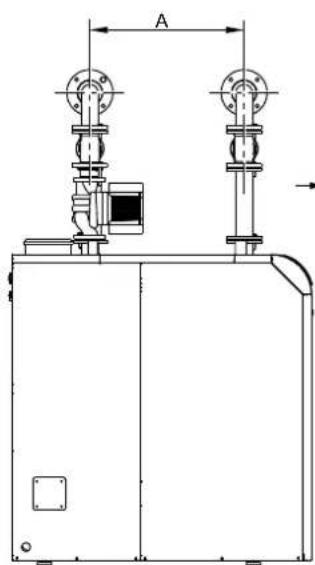 Baxi SGB 540 i - Celkóve rozměry KB2 SGB E - 2