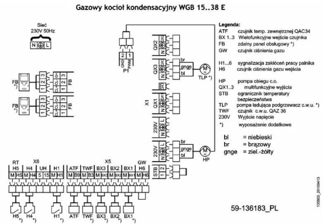 Baxi ISR MODBM - Montaz pompy podgrzewacza c.w.u. w kotle WGB; seria E - 1