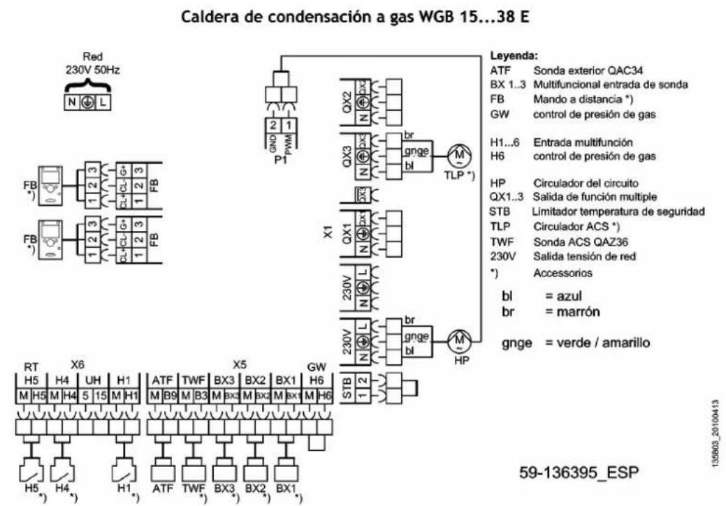 Baxi Ecotherm Plus WGB - Instalacion de la bomba del accumulator en la WGB; serie E - 1