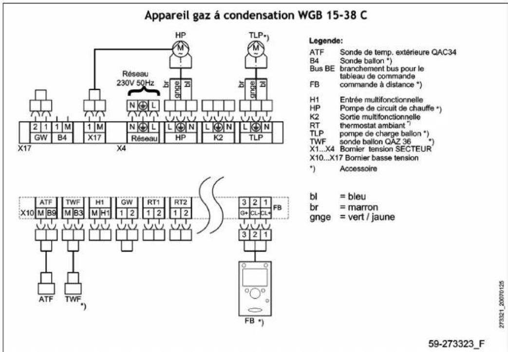 Baxi Ecotherm Plus WGB - Installation de la pompe de charge WGB; Série C - 1