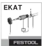 FESTOOL DSCAG 125 FH - Risques de blessures, choc électrique - 2