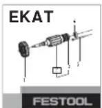 FESTOOL DSCAG 125 FH - Risk för personskada, elstöt - 2