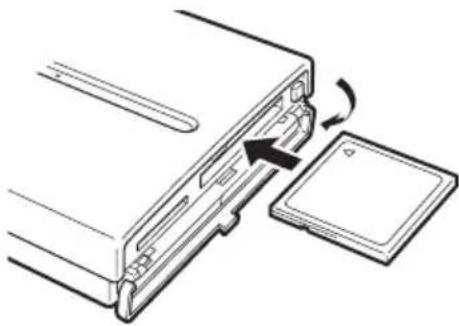SONY HDPSM1 - Introduction d'une carte CompactFlash - 1