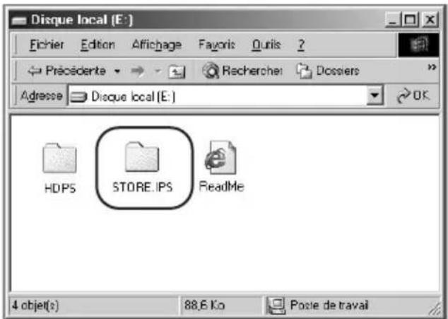 SONY HDPSM1 - Double-cliquez sur [STORE.IPS]. - 1