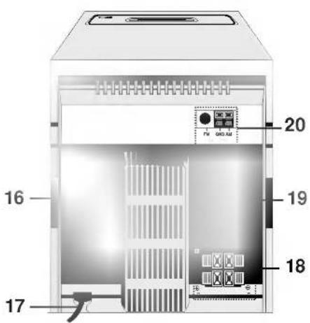LG LXU250A - 前方/後方圖板 - 2