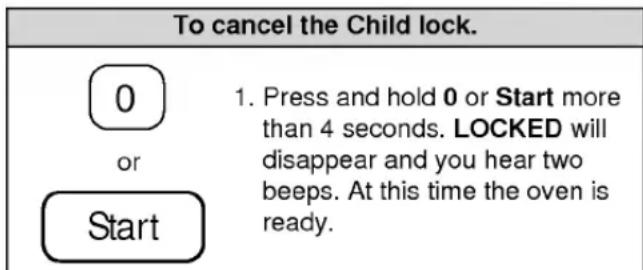 LG MV174DC - CHILD LOCK - 2