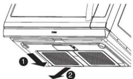 LG LMV2257BM - NETTOYAGE DES FILTRES À GRAISSE - 3