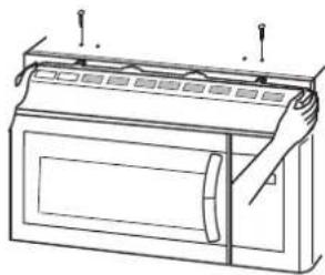 LG LMV1680DW - CHARCOAL FILTER REPLACEMENT - 1