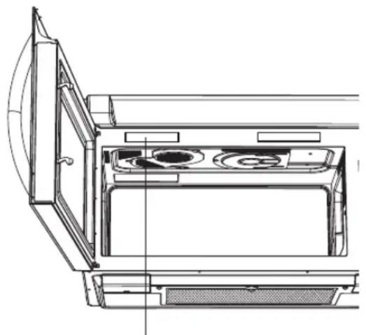 LG LMV2085SW - EMPLACEMENT DU NUMERO DE MODELE - 1