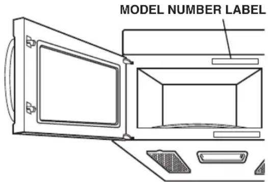 LG LMV1751ST - LOCATION OF MODEL NUMBER - 1