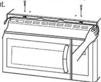 LG LMV1600SB - REEMPLACEMENT DE L'AMPOULE DE LA CAVITÉ INTERNE DU FOUR - 1