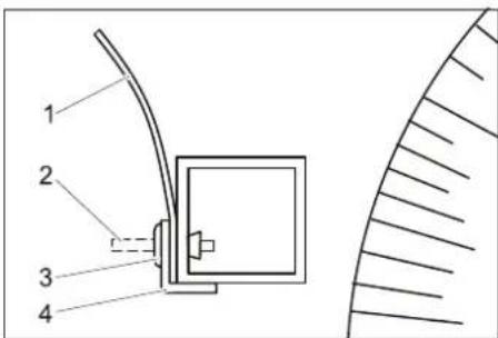 Kärcher RBS 6014 - Colocar la protección contra salpicaduras - 1