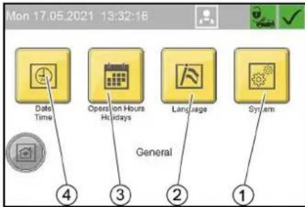 Kärcher SB OB - Menü Allgemein - 1