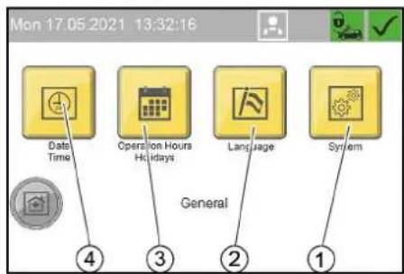 Kärcher SB OB - Menu General - 1