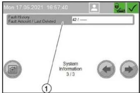 Kärcher SB OB - Menüü System Information - 3