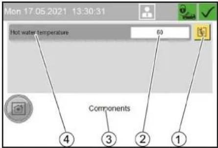 Kärcher SB OB - Menüü Components - 1