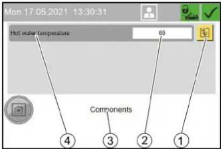 Kärcher SB OB - Menu Components - 1