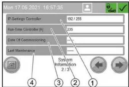 Kärcher SB OB - Meniu System Information - 2